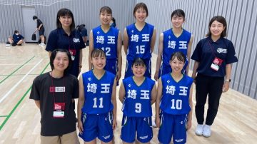 【女子バスケットボール部】　埼玉県国体代表に選出