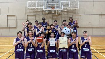 女子バスケットボール部　「国体予選６連覇」達成！