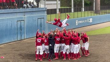 硬式野球部リーグ戦３年ぶり５回目の優勝