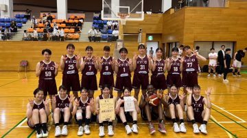 女子バスケットボール部 埼玉県国体予選 優勝
