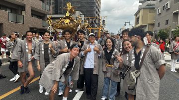 【国際経営学部】国際経営学部生が春日部市の夏祭りに参加