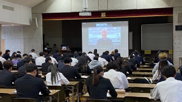 【教育学部】初等教科教育法（社会）の時間に「戦争体験を聞く会」を開催！